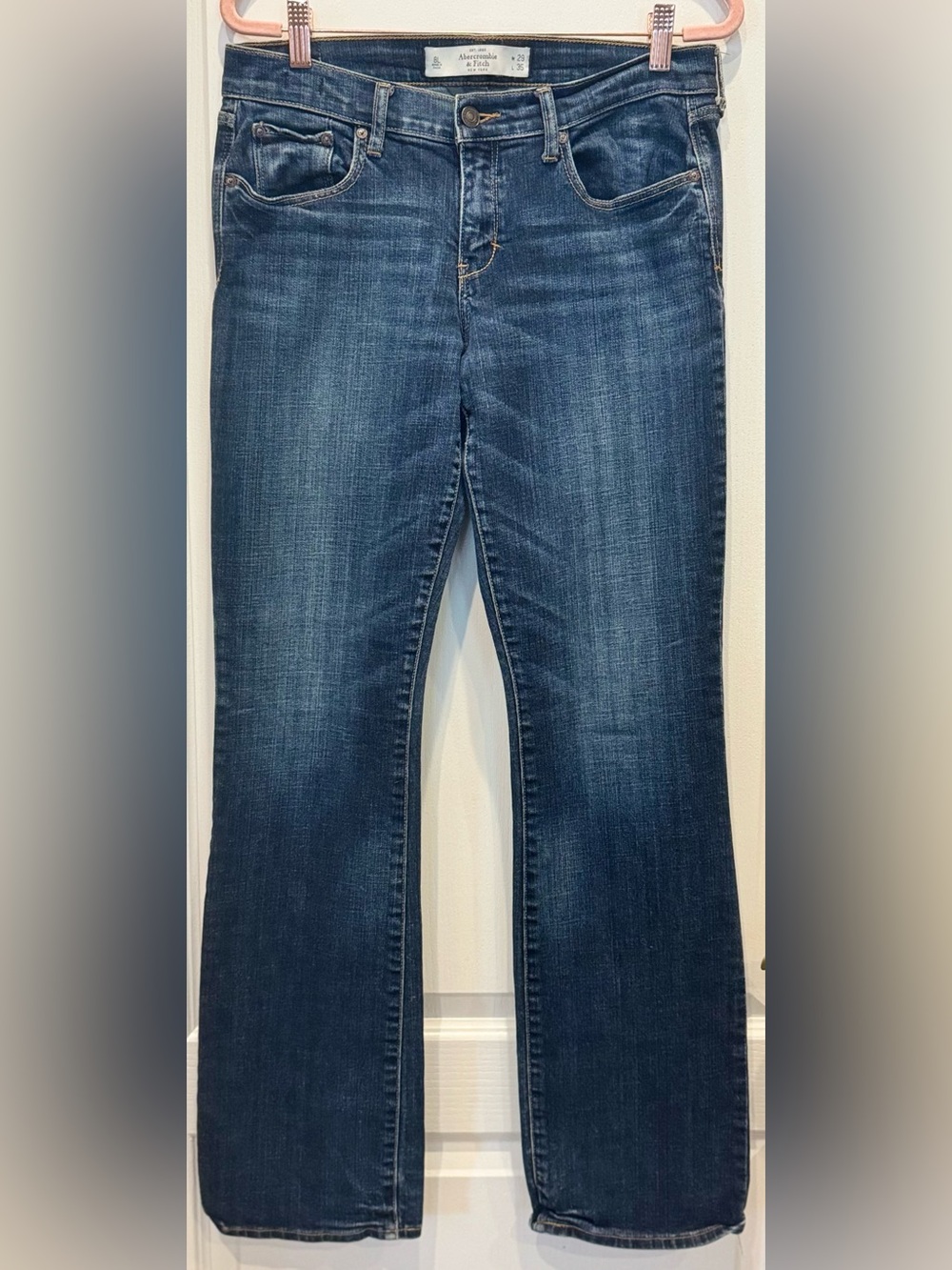 ABERCROMBIE & FITCH Emma Bootcut Perfect Stretch Jeans Size 8L /29